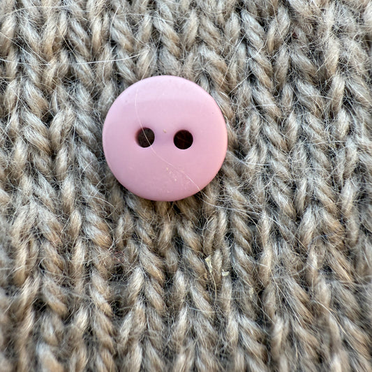 Pigsnout Pink Button