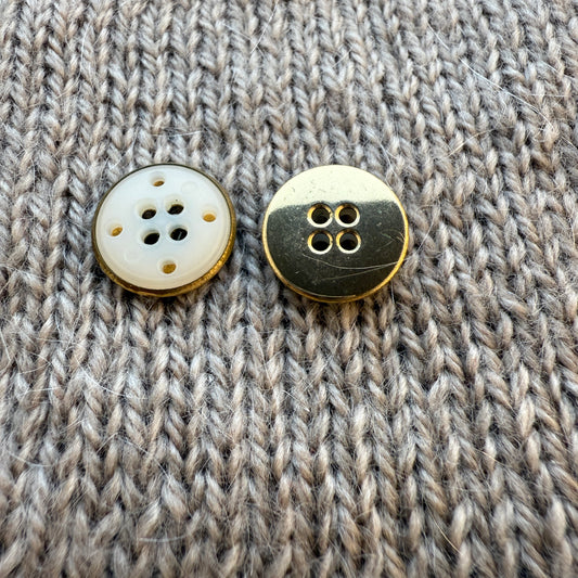 Modern Golden Button