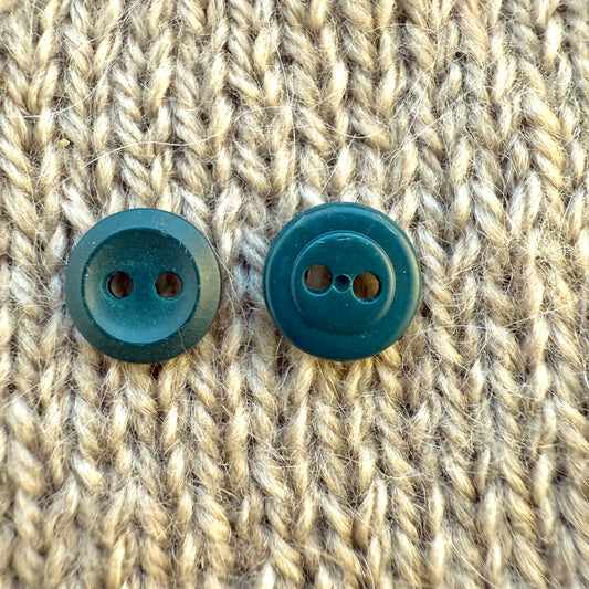 Dark Green Mini Button