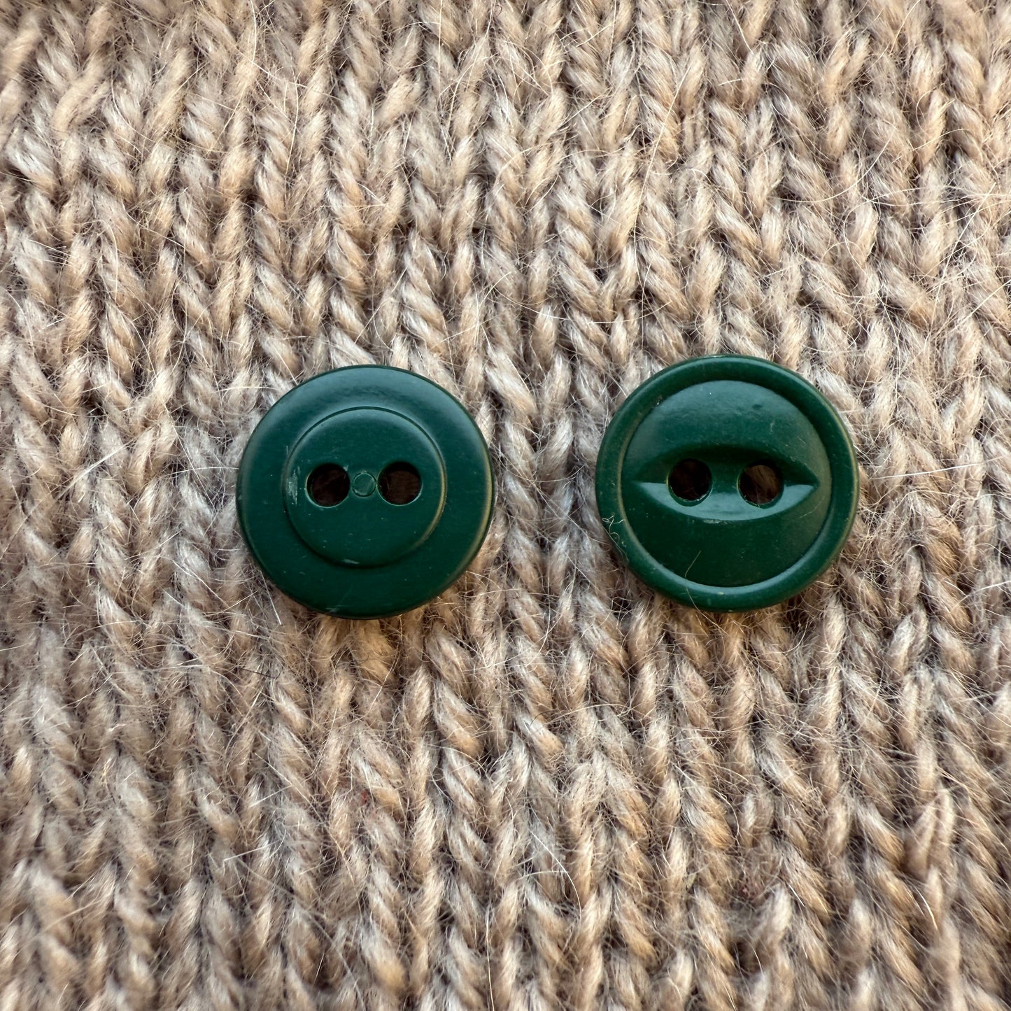 Bright Green Button