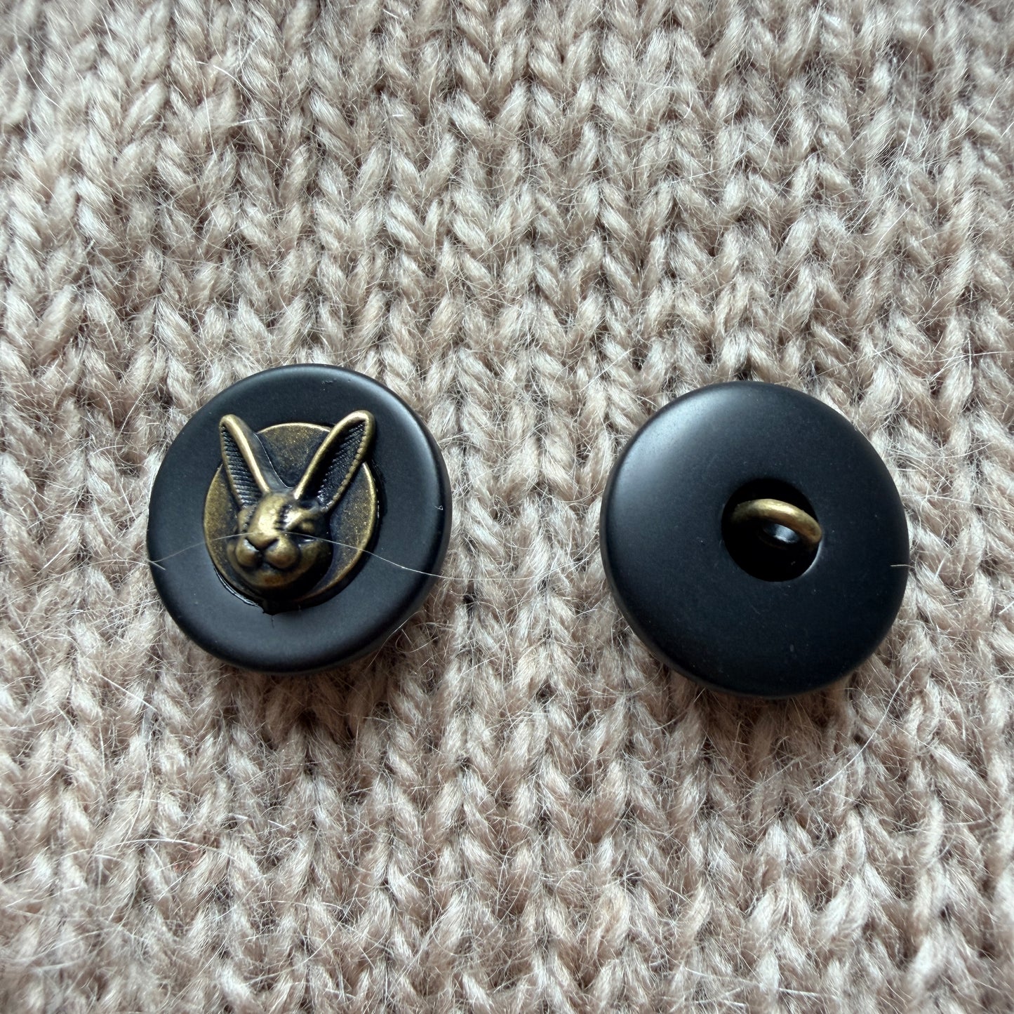 Bakelite Bunny Button