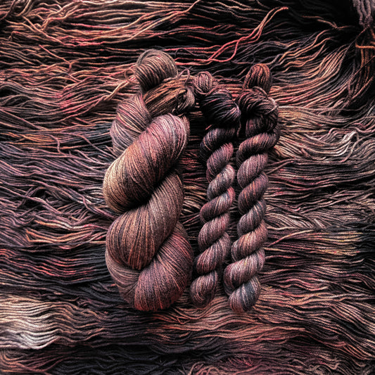 Christmas Pudding - Deluxe Merino Sock Mini