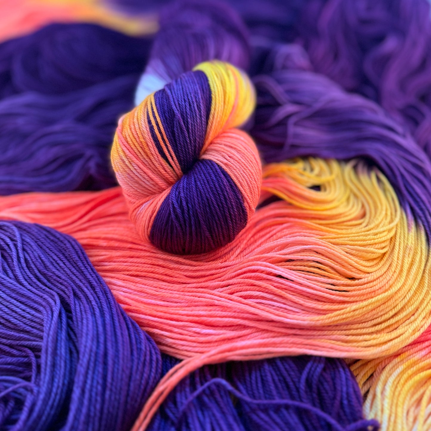 Candy Corn (Limited Edition Halloween 2025) - Deluxe Merino Sock Assigned Pooling