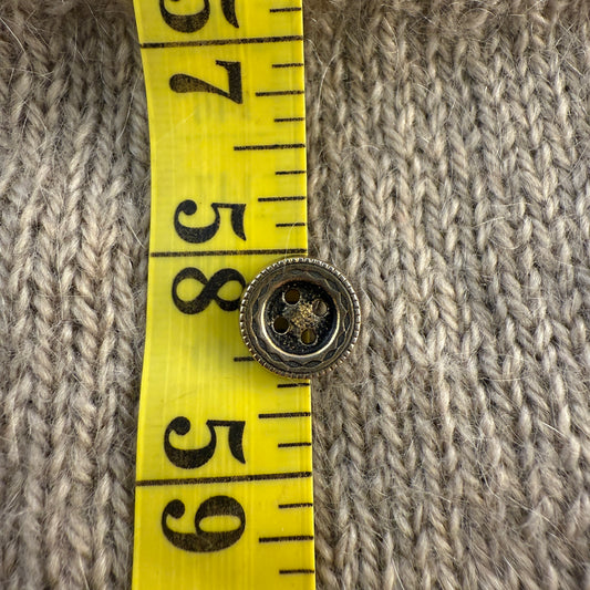 Golden Wheel Metal Button