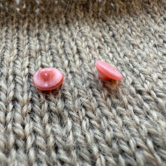 Tiny Pink Mushroom Button