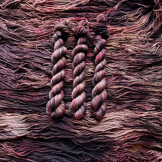 Christmas Pudding - Deluxe Merino Sock Mini