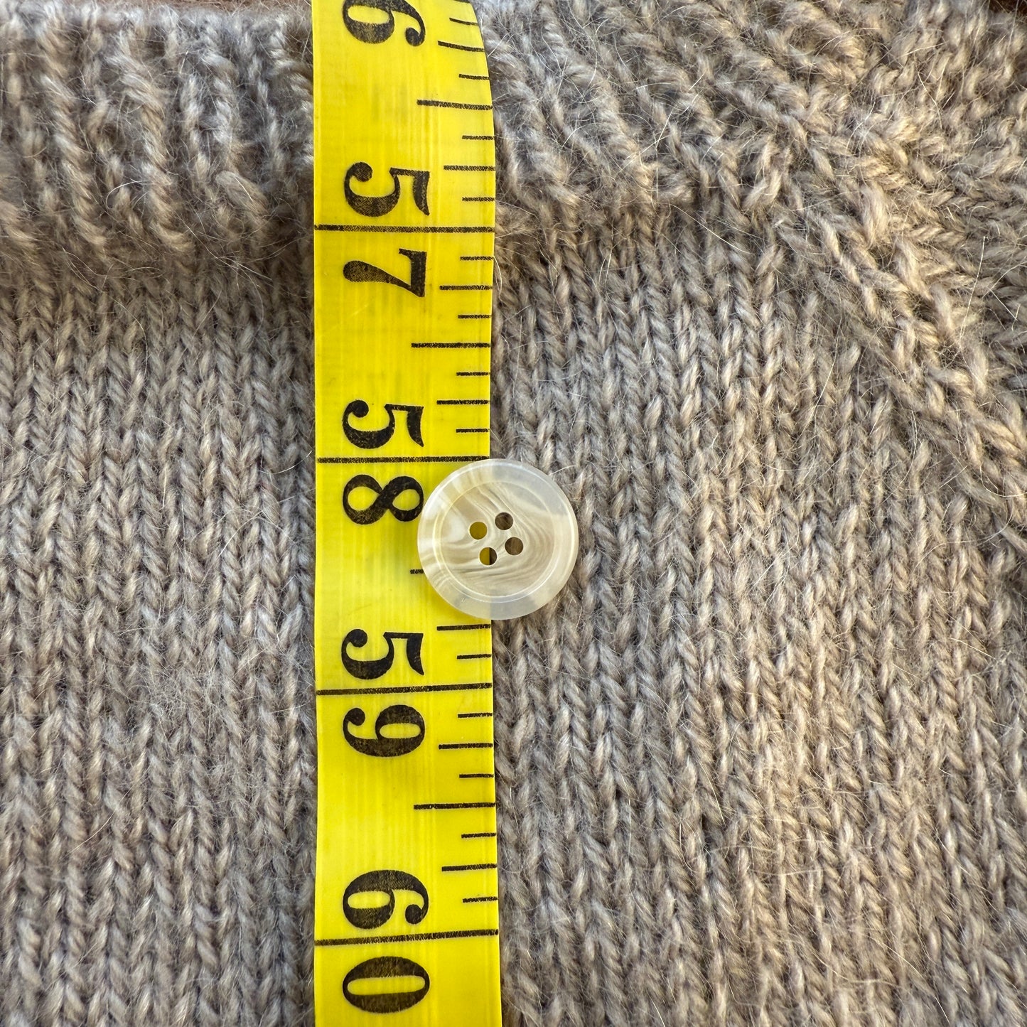Opaque Marble White Button