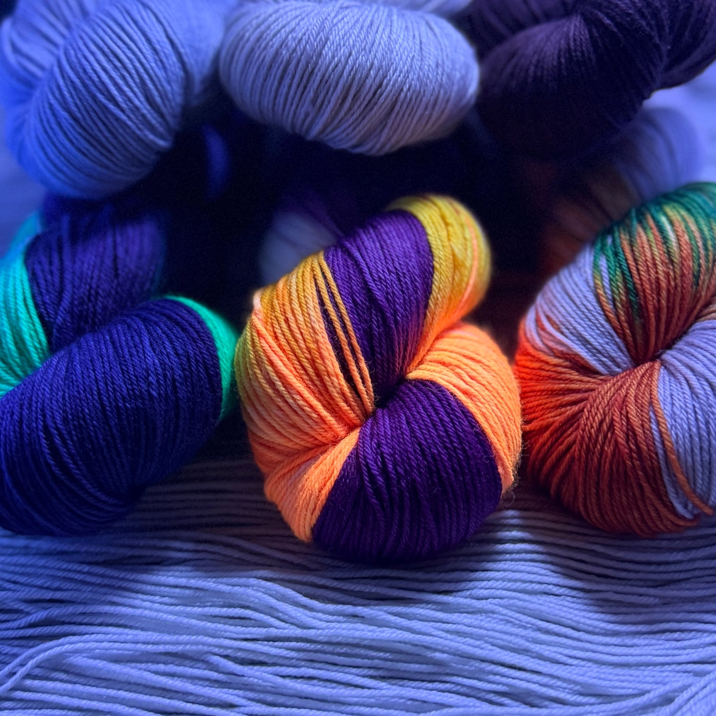 Candy Corn (Limited Edition Halloween 2025) - Deluxe Merino Sock Assigned Pooling