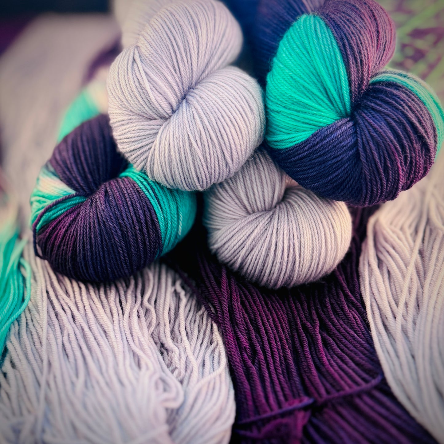 Witches Brew (Limited Edition Halloween 2025) - Deluxe Merino Sock Assigned Pooling