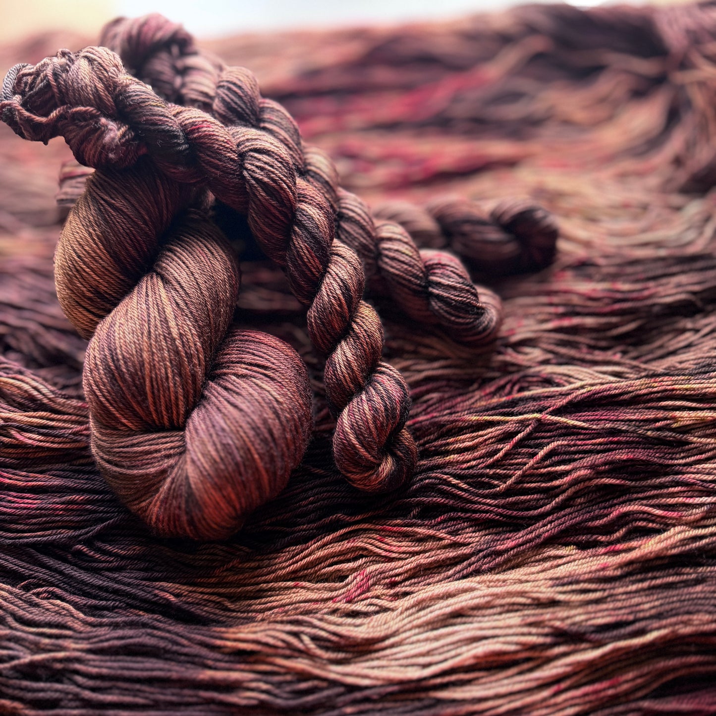 Christmas Pudding - Deluxe Merino Sock Mini