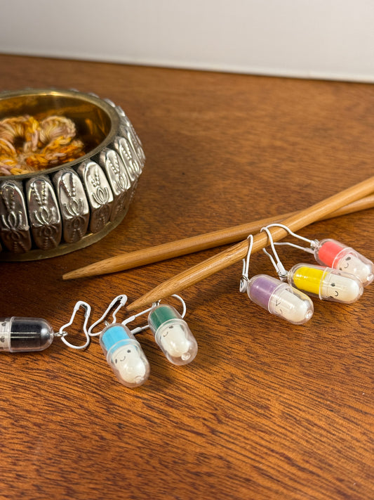 Happy Stitch Marker Set