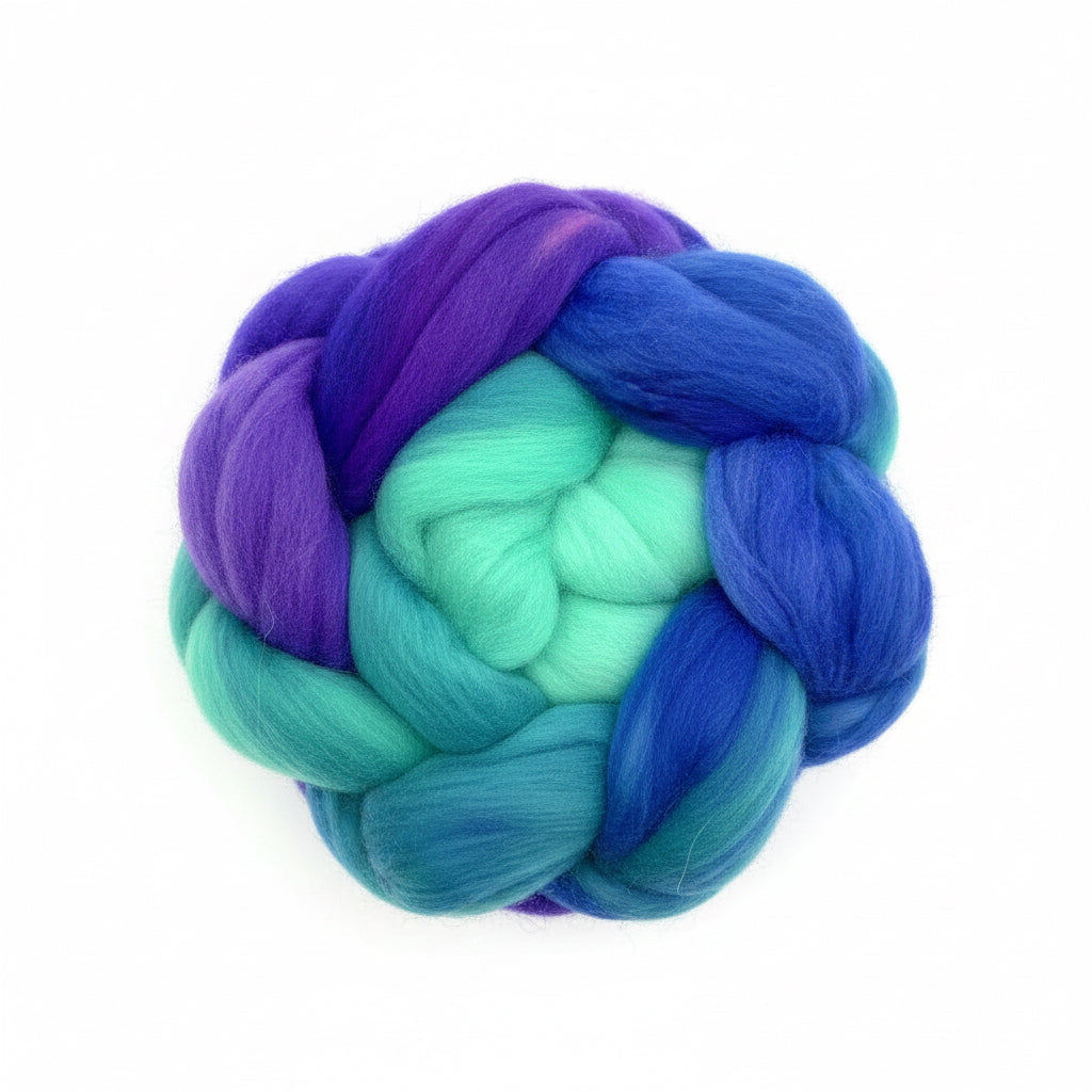 OOAK005 Fade - Non-Superwash 18.5 micron Merino Roving