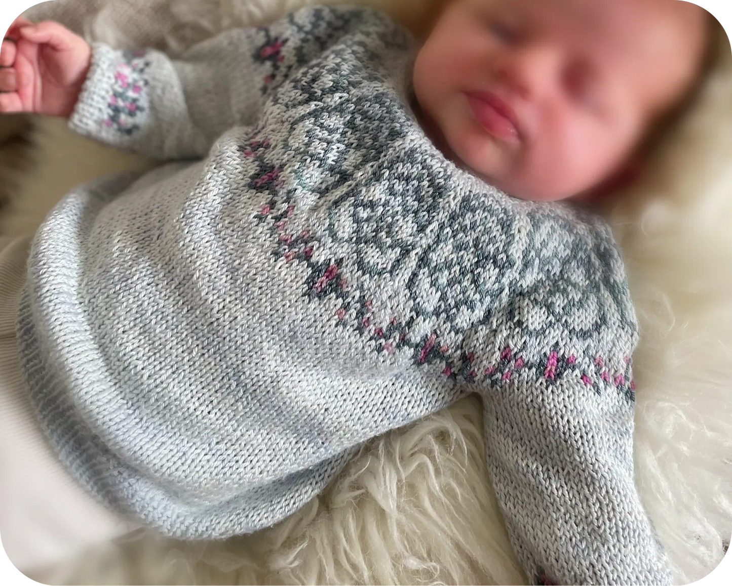 The Elba Baby Sweater - Pattern