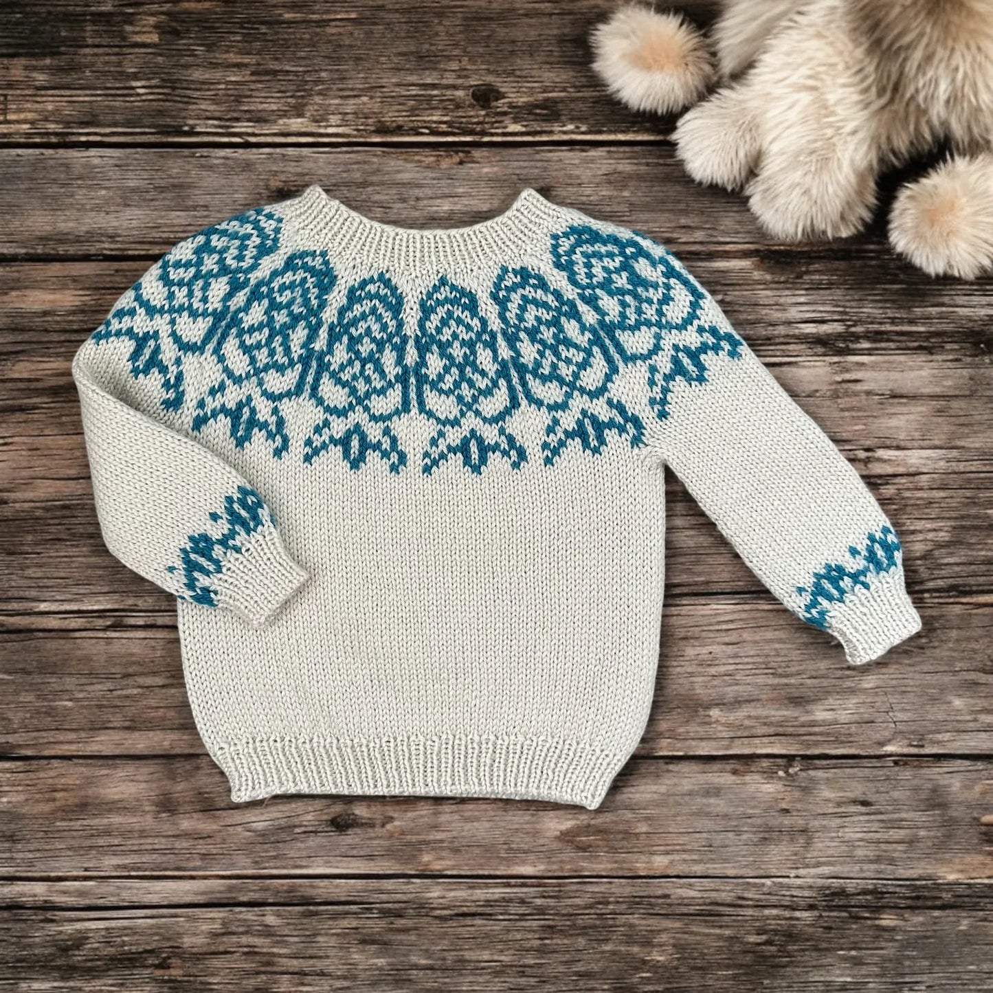 The Elba Baby Sweater - Pattern
