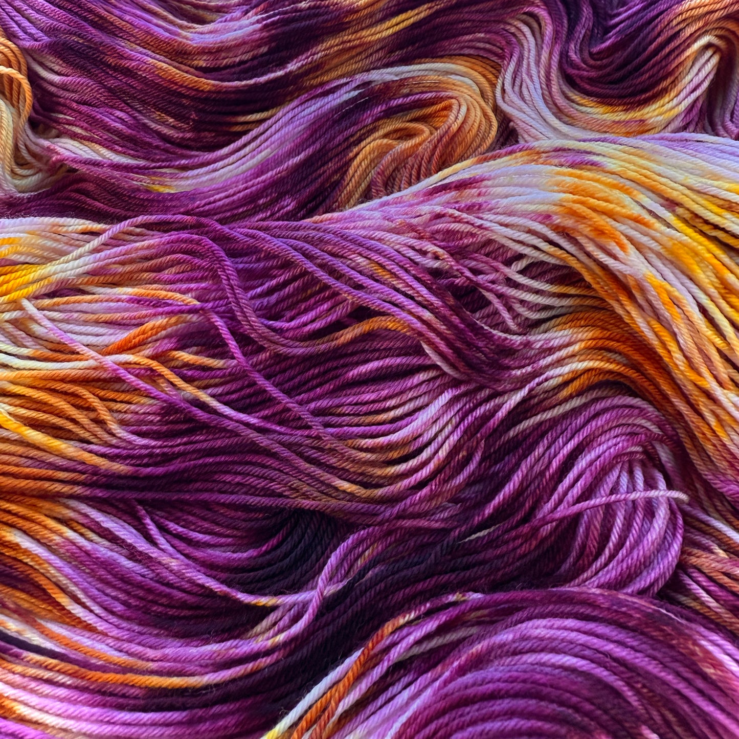 Byzantine Empire hand-dyed sock yarn, view 4