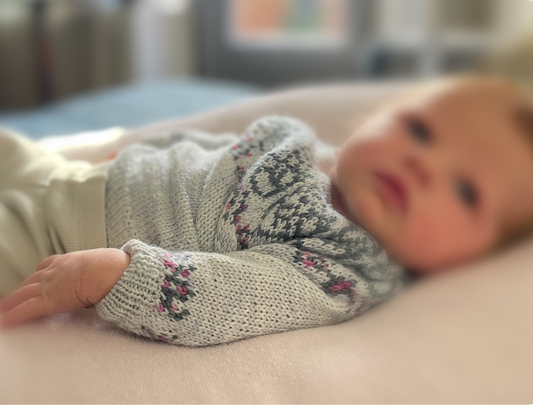 The Elba Baby Sweater - Pattern