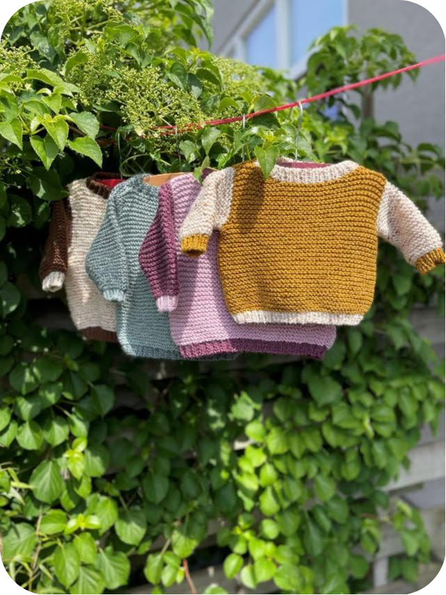 The Osyth Mini Baby Sweater - Pattern