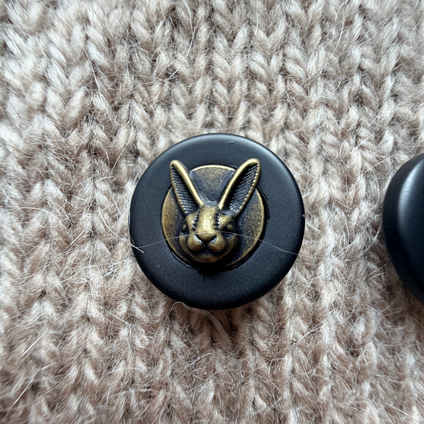 Bakelite Bunny Button