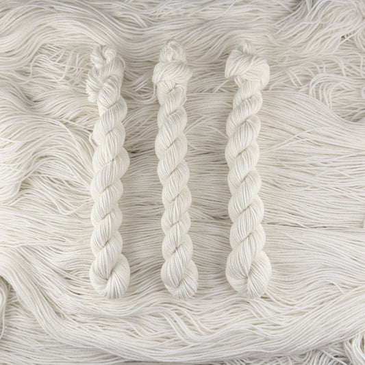 Undyed - Deluxe Merino Sock Mini