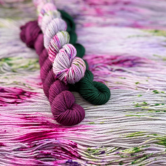 Jutland Rhubarb - Deluxe Merino Sock Mini