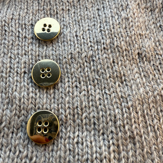 Modern Golden Button