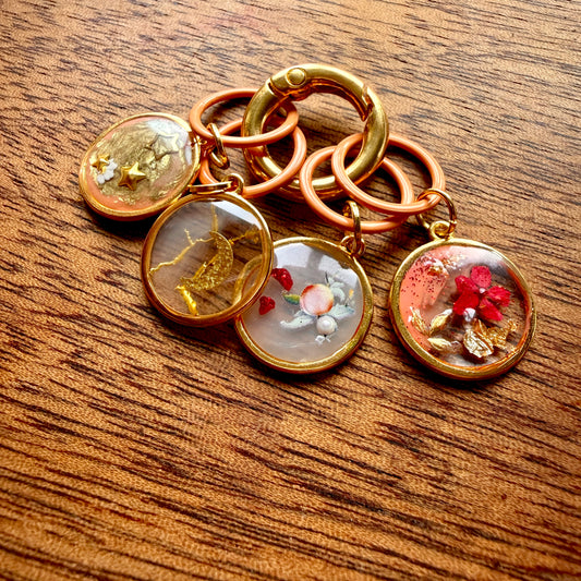 Sunset Halo Handgemaakte Steekmarkeerderset (set van 4)