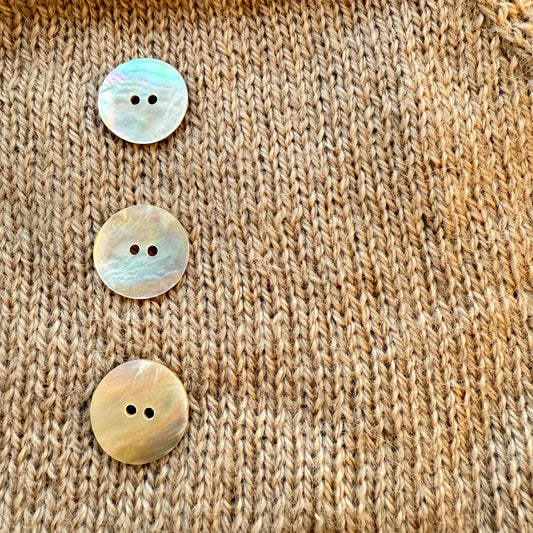Light Mother of Pearl Medium Button