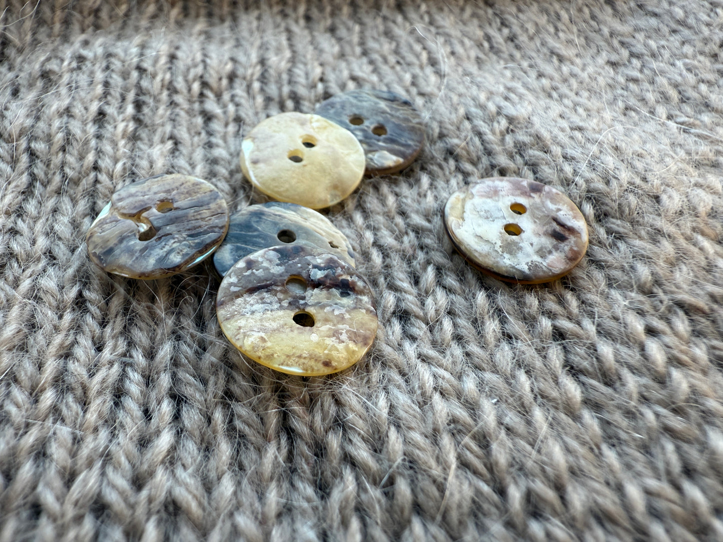 Light Mother of Pearl Medium Button