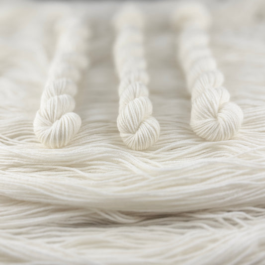 Undyed - Deluxe Merino Sock Mini