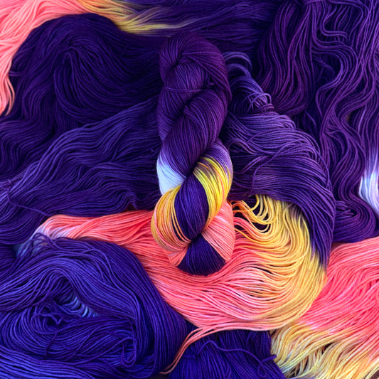 Candy Corn (Limited Edition Halloween 2025) - Deluxe Merino Sock Assigned Pooling