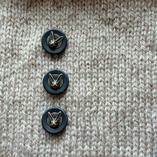 Bakelite Bunny Button