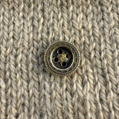 Golden Wheel Metal Button