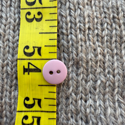 Pigsnout Pink Button