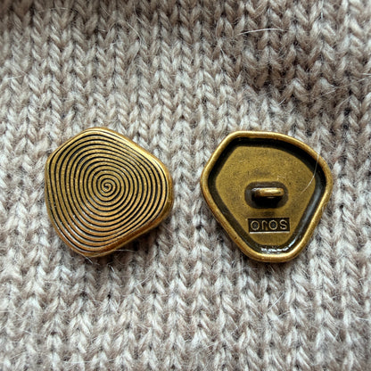 Golden Fingerprint Button