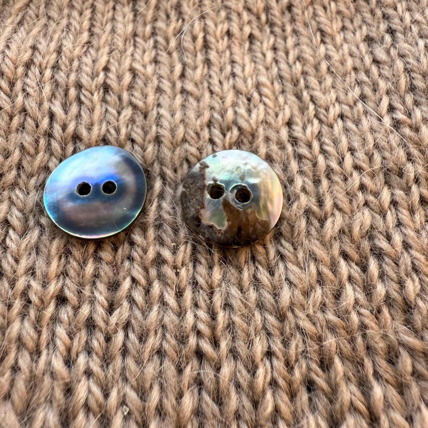 Dark Mother of Pearl Medium Button