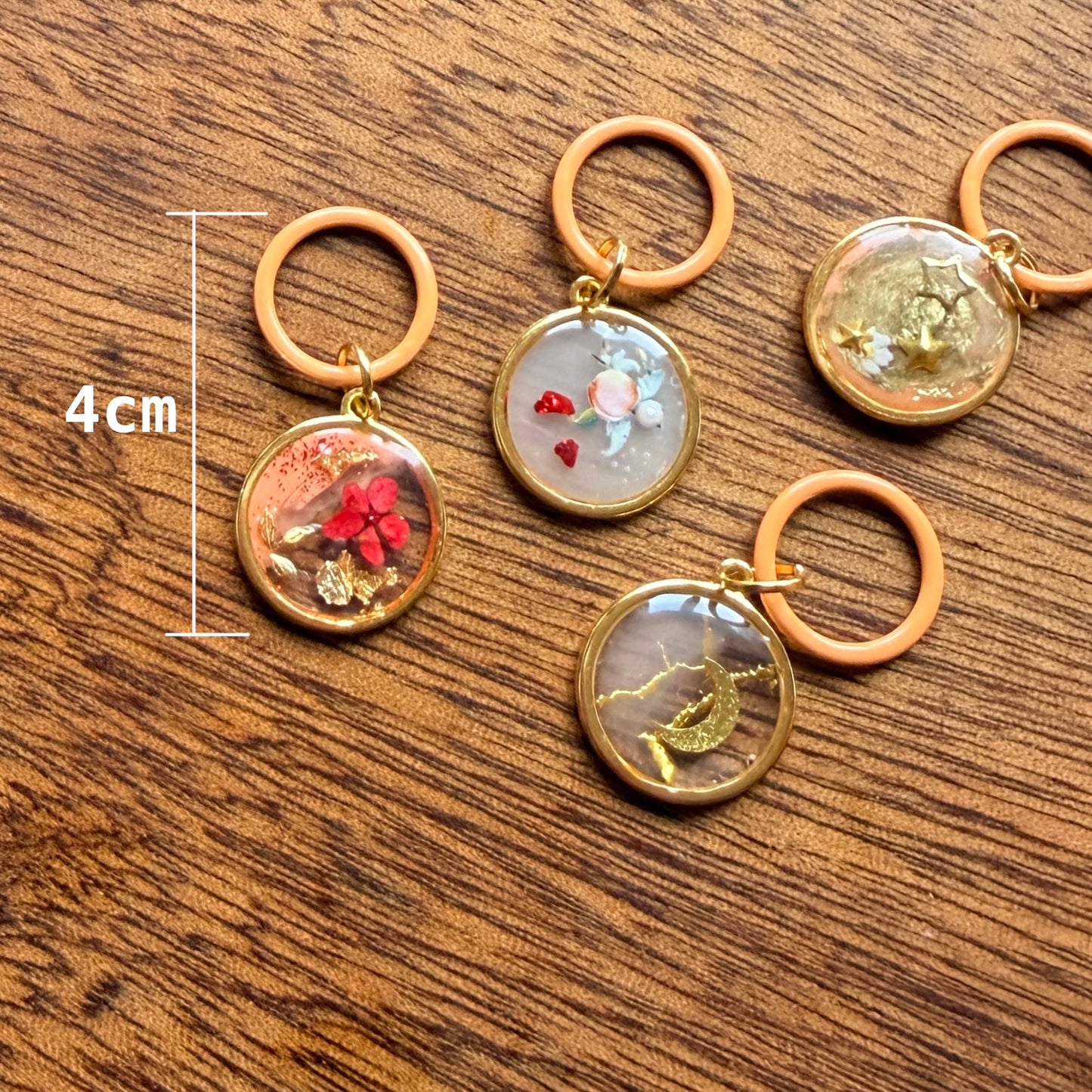 Sunset Halo Handgemaakte Steekmarkeerderset (set van 4)