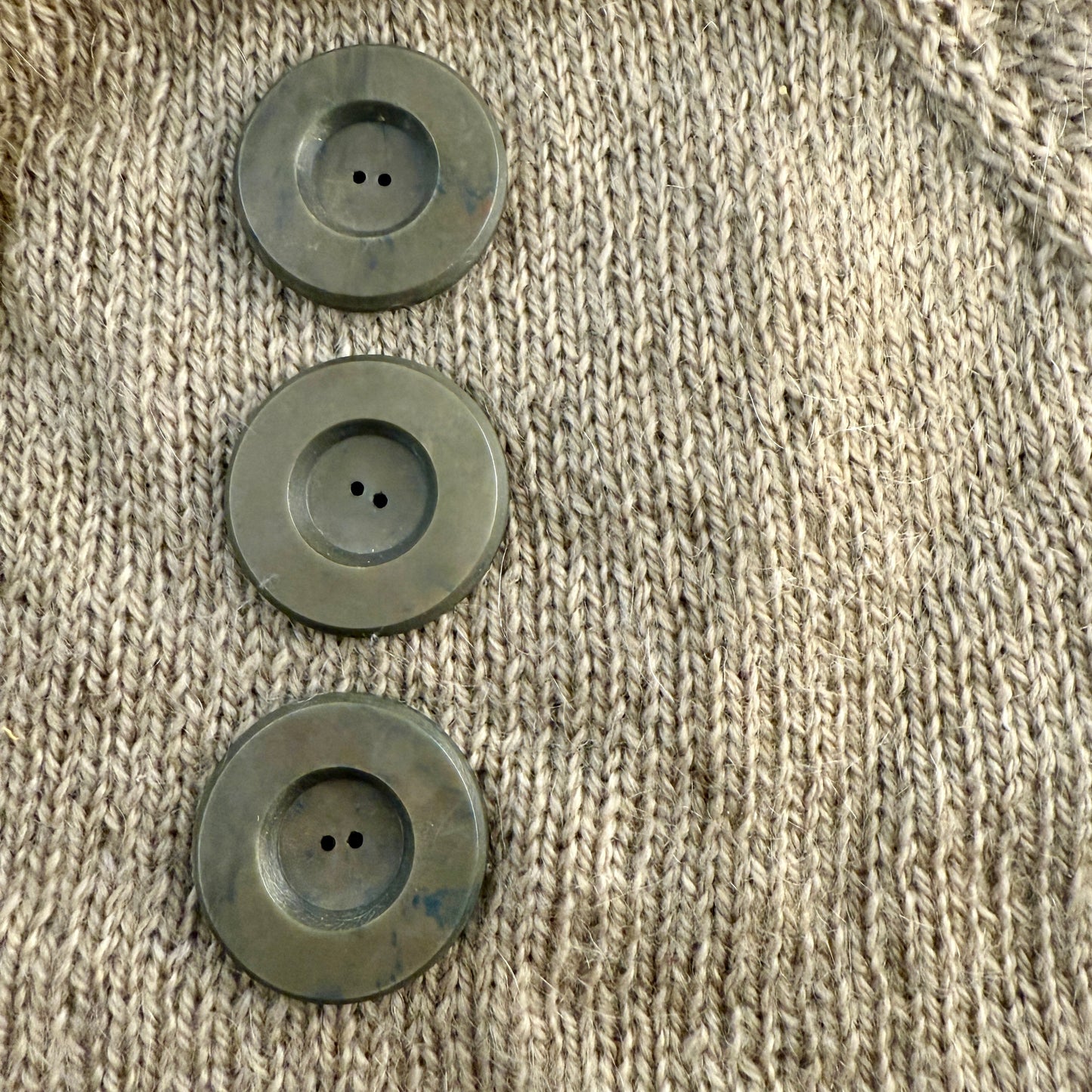 Green Grey Button