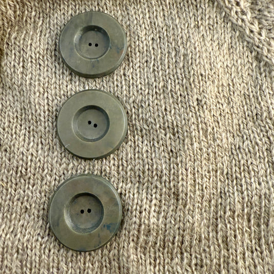 Green Grey Button