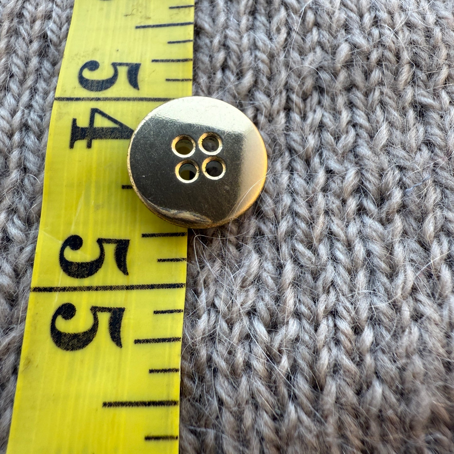 Modern Golden Button