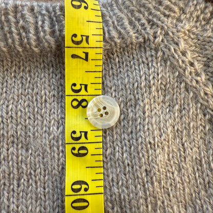 Opaque Marble White Button