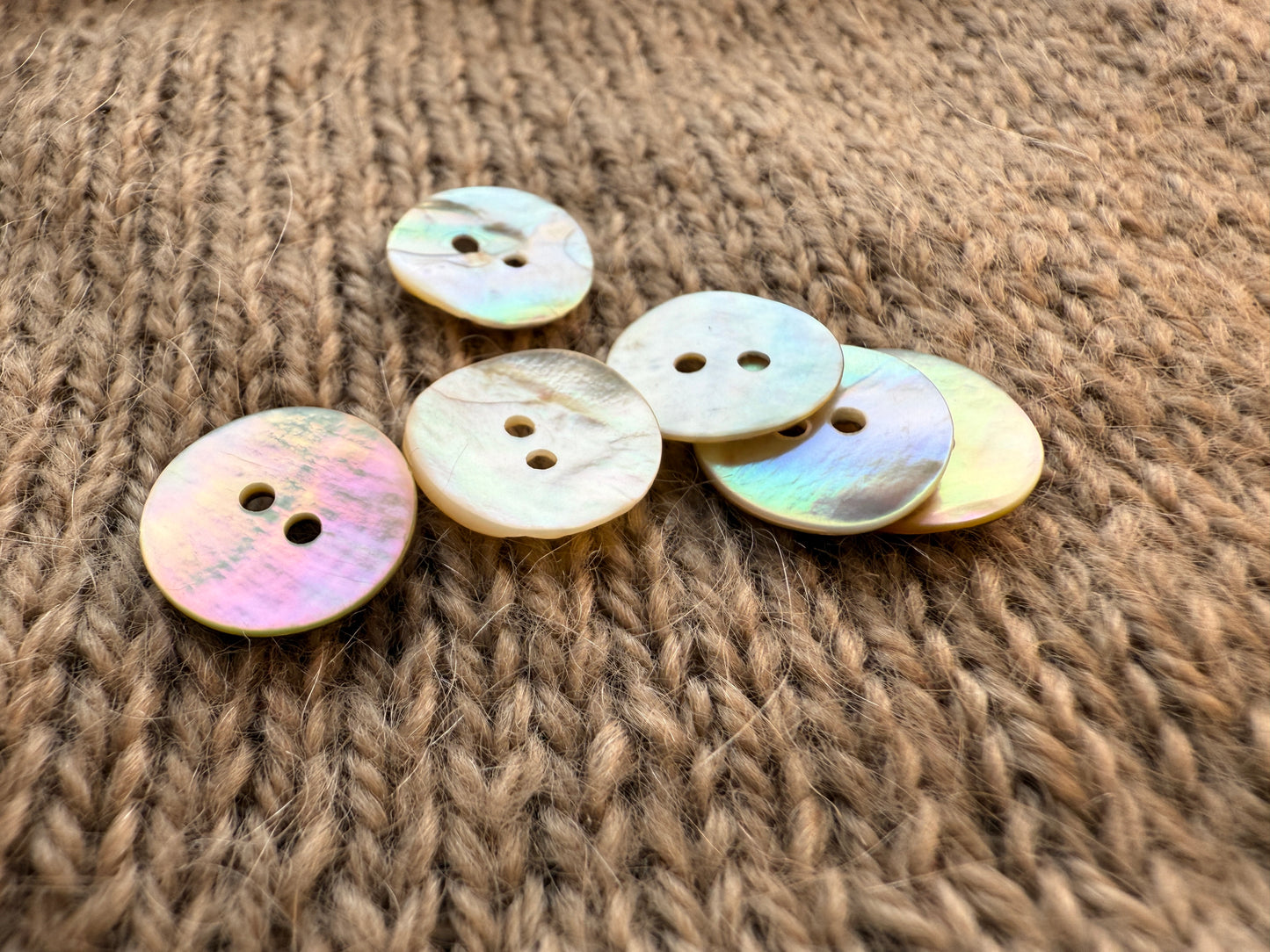 Light Mother of Pearl Medium Button