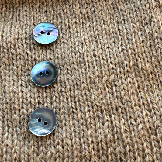 Dark Mother of Pearl Medium Button
