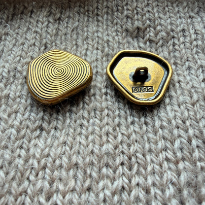 Golden Fingerprint Button