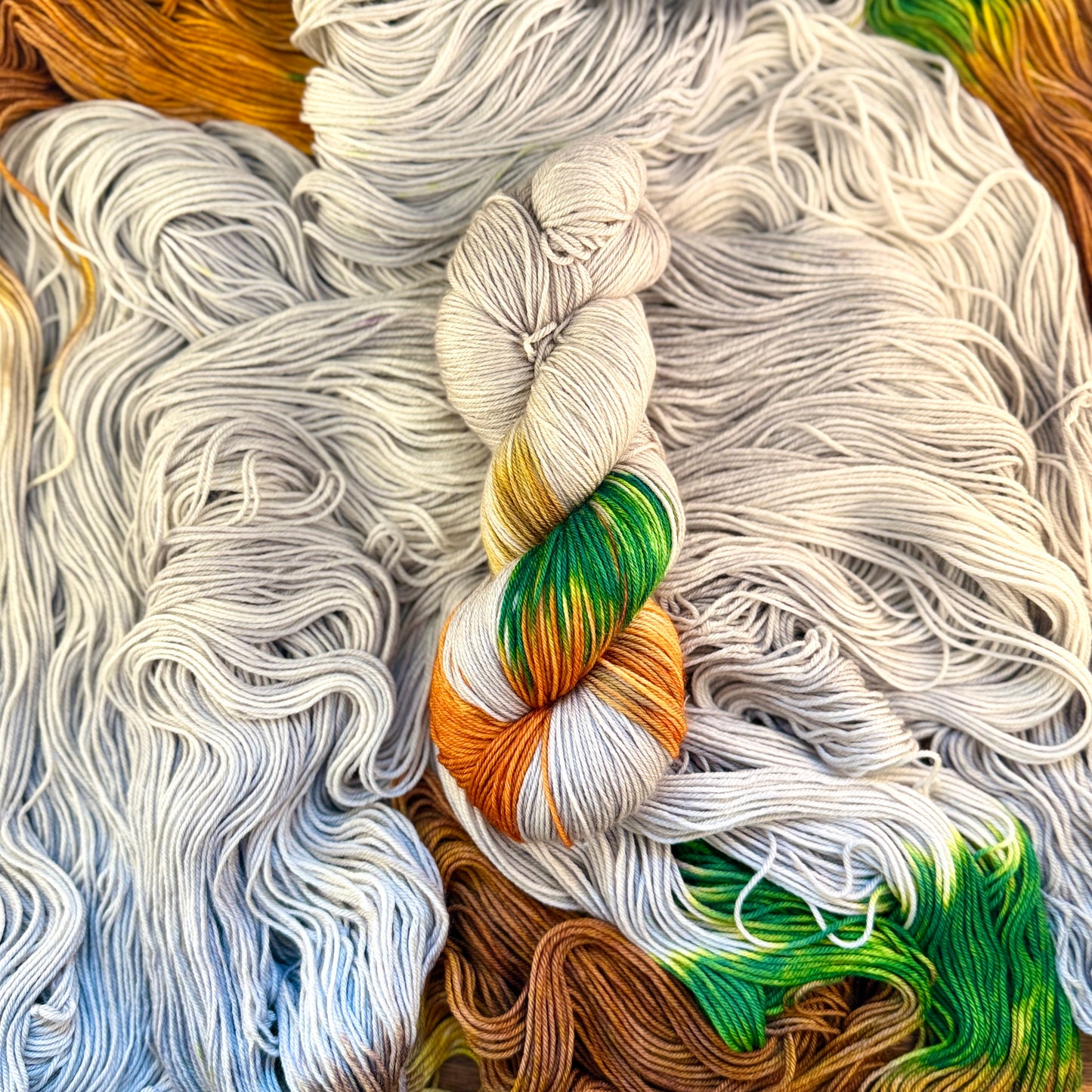 Pumpkin Patch (Limited Edition Halloween 2025) - Deluxe Merino Sock Assigned Pooling