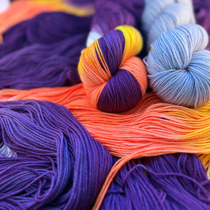 Candy Corn (Limited Edition Halloween 2025) - Deluxe Merino Sock Assigned Pooling