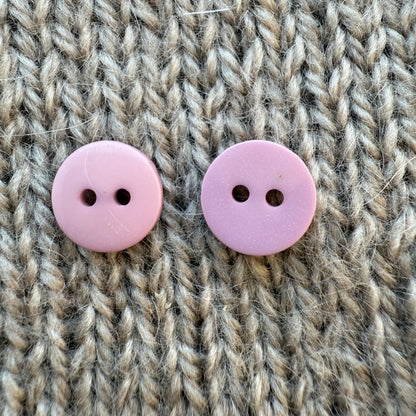 Pigsnout Pink Button