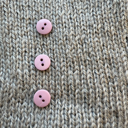 Pigsnout Pink Button
