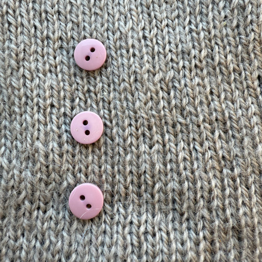 Pigsnout Pink Button