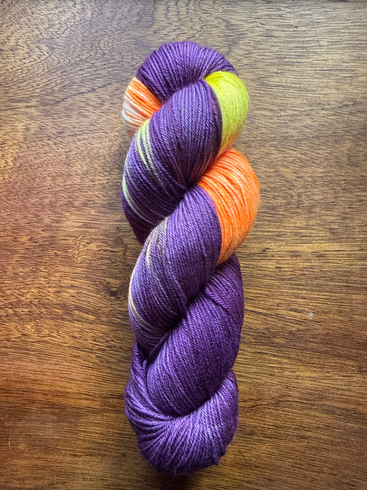 Tweede Kansje 010 - Deluxe Merino Sock Assigned Pooling ‘Candy Corn'