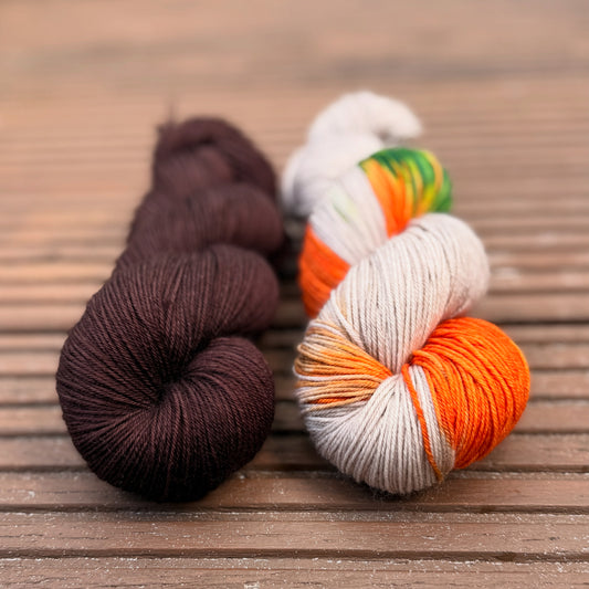 Pumpkin Patch Assigned Pooling Scatterlight Schalgarn-Set
